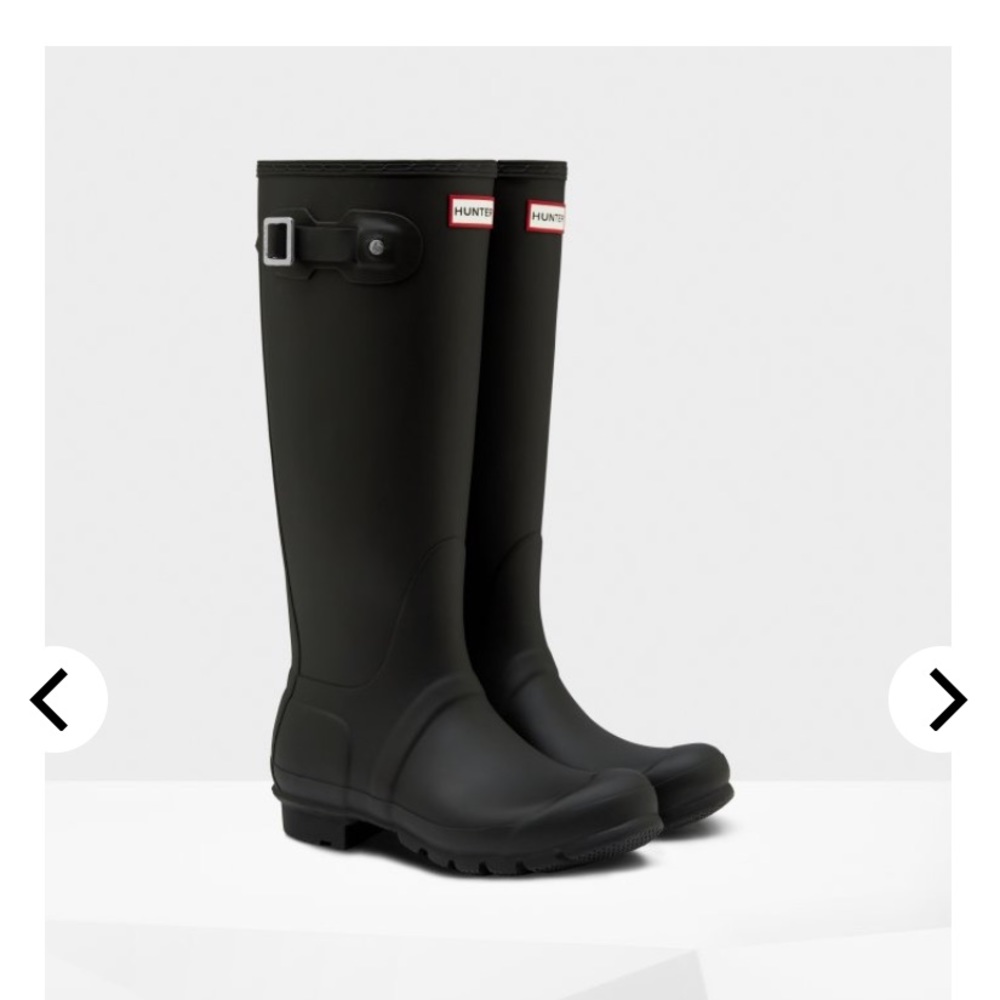 Hunter rain boots - size 7